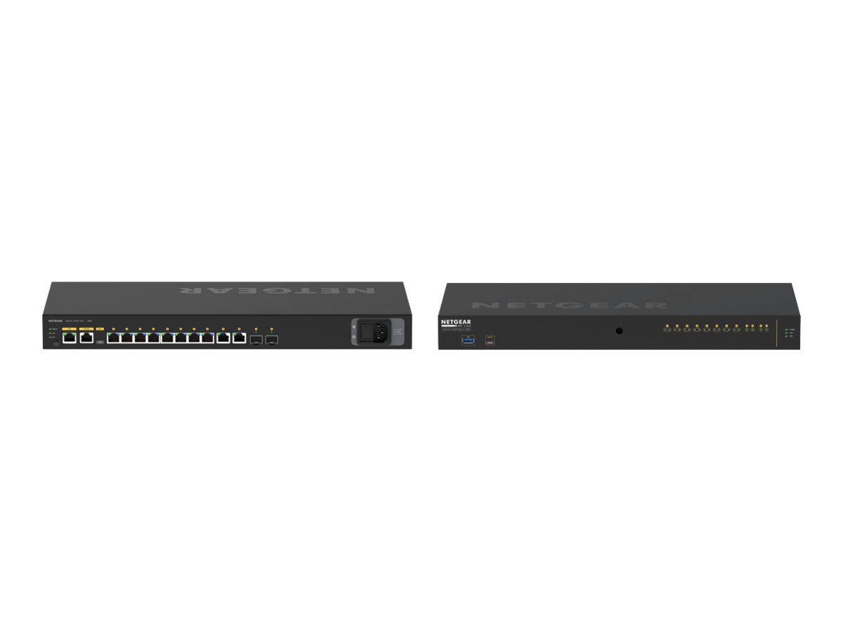 Netgear AV Line M4250-10G2F-PoE+ - Switch - L3 - managed - 10 x 101001000 (8 PoE+)