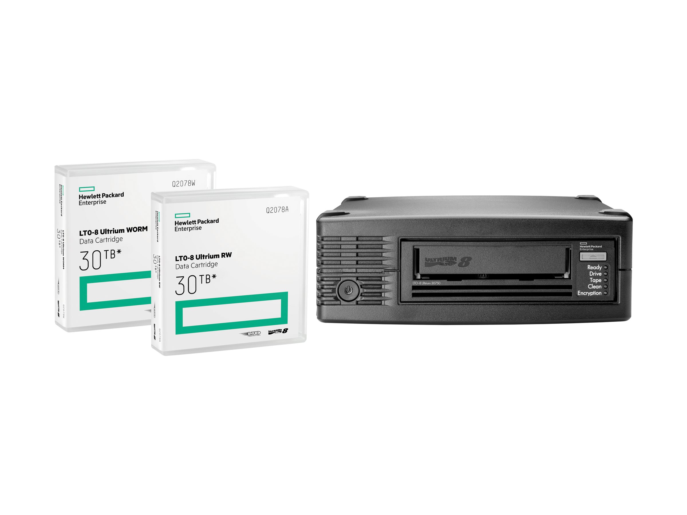 HPE StoreEver LTO-8 Ultrium 30750 - Bandlaufwerk - LTO Ultrium (12 TB  30 TB)