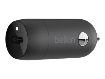 Belkin BoostCharge - Auto-Netzteil - 30 Watt - 3 A - Fast Charge, Power Delivery 3.1 (USB-C)