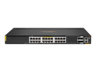 HPE Aruba Networking CX 6300M 24p Smart Rate 1G2.5G5G10G Class6 PoE 2p 50G 2p 25G Switch - Switch - L3 - managed - 24 x 10010002.5G5G10GBase-T (4PPoE)