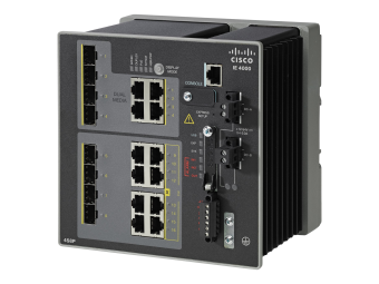 Cisco Industrial Ethernet 4000 Series - Switch - managed - 4 x Gigabit SFP + 8 x 101001000 (PoE+)