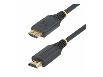 StarTech.com High Speed - HDMI-Kabel - HDMI männlich zu HDMI männlich - abgeschirmt - Schwarz - passiv 4K60Hz-Unterstützung 1440p (UWQHD)