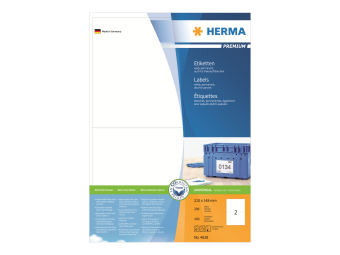 HERMA Premium - Papier - matt - permanent selbstklebend - weiß - A5 (148 x 210 mm)