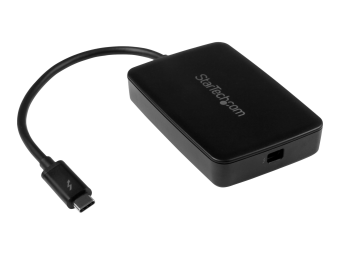 StarTech.com Thunderbolt 3 auf Thunderbolt 2 Adapter - TB3 Laptop auf TB2 BildschirmeGeräte - Thunderbolt 12(10Gbits, 20Gbits) Konverter - TB3 zertifiziert - Schwarz - WindowsMac (TBT3TBTADAP)