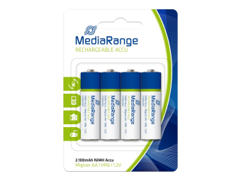 MEDIARANGE Batterie 4 x AA-Typ - NiMH - (wiederaufladbar)