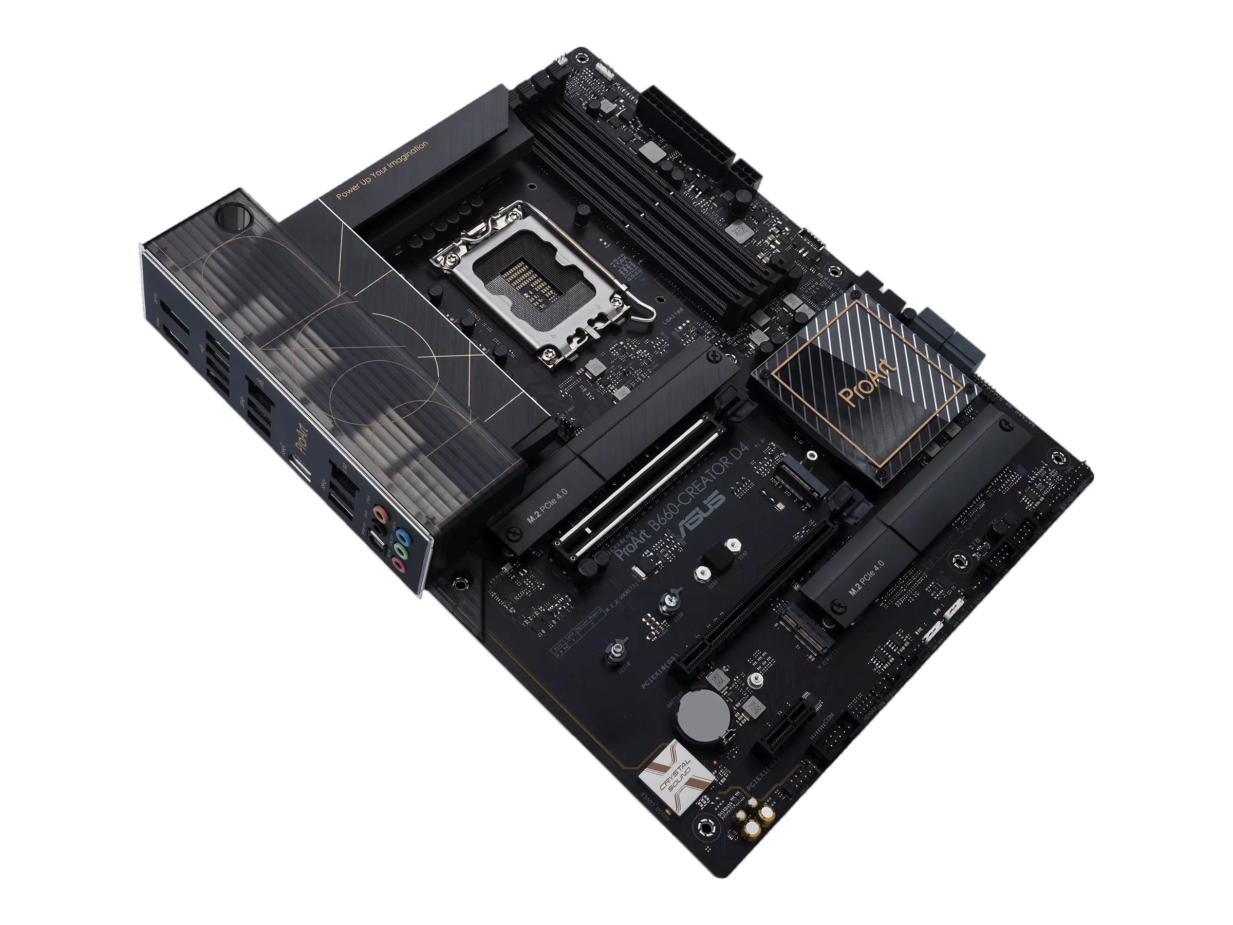 ASUS ProArt B660-CREATOR D4 - Motherboard - ATX - LGA1700-Sockel - B660 Chipsatz - USB-C Gen2, USB 3.2 Gen 1, USB-C Gen 2x2 - Gigabit LAN, 2.5 Gigabit LAN - Onboard-Grafik (CPU erforderlich)