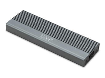 DIGITUS USB M.2 Festplattengehäuse, SSD, extern, SATA, 6Gbps, USB 3.1 Gen2, Aluminium, werkzeugfrei