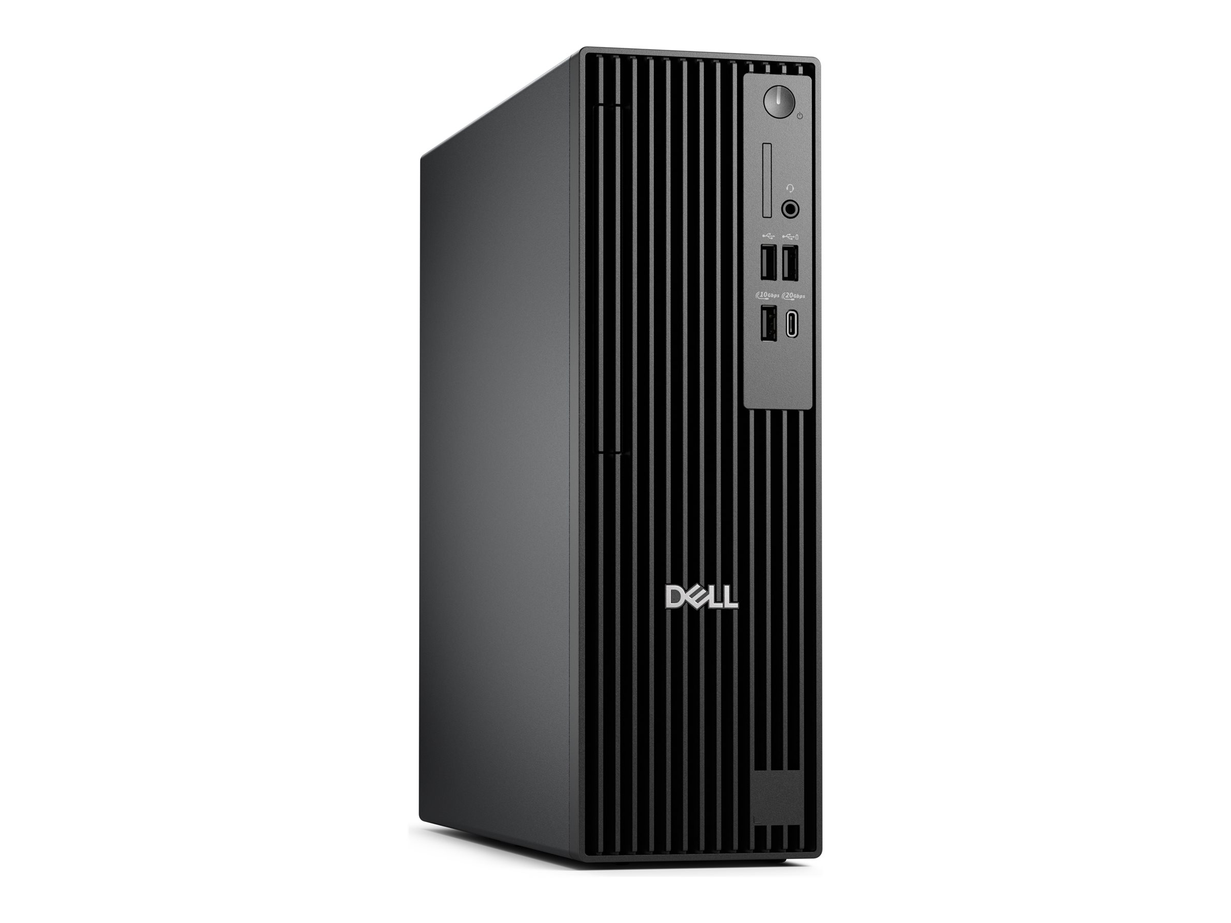 Dell Pro Slim Plus QBS1250 - Schlanker Desktop - Core Ultra 7 265  2.4 GHz - RAM 32 GB - SSD 512 GB - NVMe, TLC - Intel Graphics - 1GbE, Bluetooth, Wi-Fi 6E - WLAN Bluetooth, 802.11abgnacax (Wi-Fi 6E)