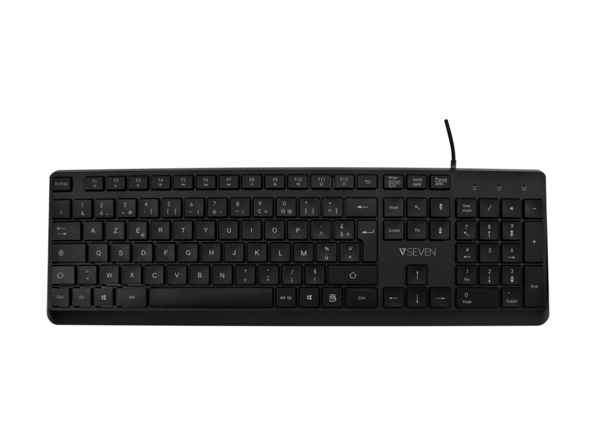 V7 KU350FR - Tastatur - USB - AZERTY - Französisch