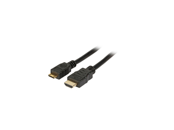 EFB Elektronik EFB-Elektronik - HDMI-Kabel mit Ethernet - 19 pin mini HDMI Type C männlich zu HDMI männlich