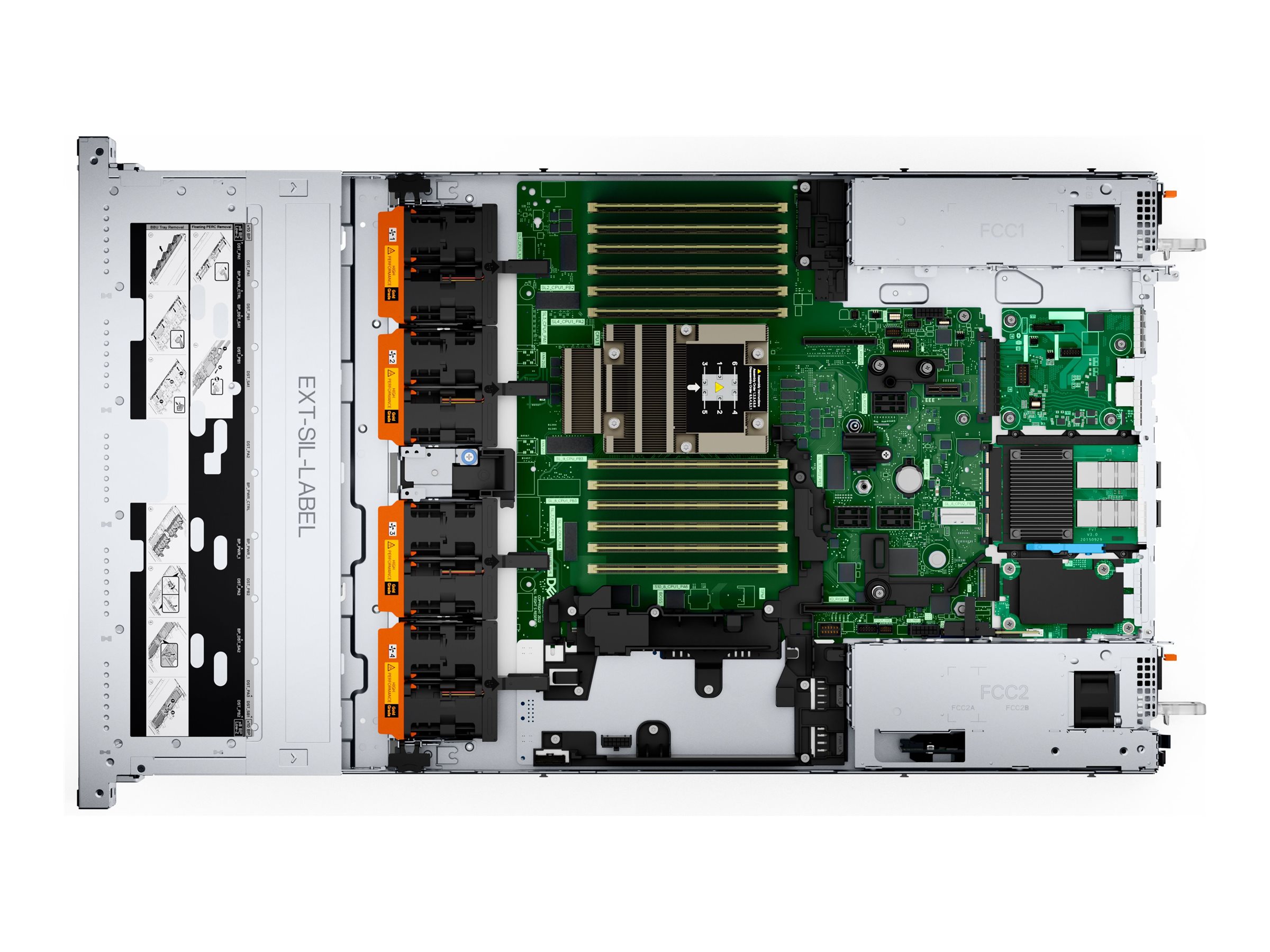 Dell PowerEdge R6615 - Server - Rack-Montage - 1U - 1-Weg - 1 x EPYC 9354P  3.25 GHz - RAM 32 GB - SAS - Hot-Swap 6.4 cm (2.5")