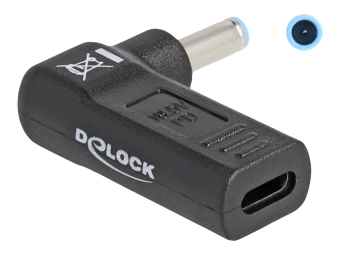 Delock Netzteil - 24 pin USB-C (W) zu Gleichstromstecker 45 x 30 mm (M)