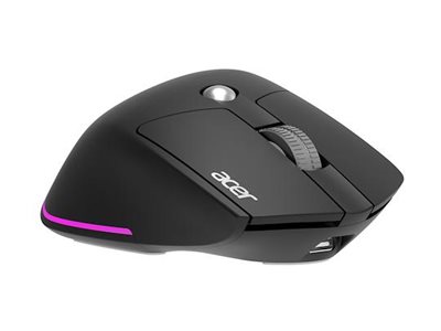 Acer Easy Fit - Maus - ergonomisch - optische LED - 6 Tasten - kabellos - 2.4 GHz, Bluetooth 5.0 - kabelloser Empfänger (USB)