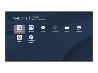 ViewSonic CDE4314-2C - 109 cm (43") Diagonalklasse CDE14-2C Series LCD-Display mit LED-Hintergrundbeleuchtung - Digital Signage - mit Integrierter Mediaplayer  optionale Slot-in-PC-Funktionalität - 4K UHD (2160p)