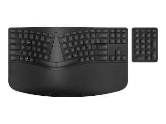 HP 960 - Tastatur-und-Tastenfeld-Set - kompakte Größe 2-Zonen-Layout separater Ziffernblock kurzer Tastenhub Multi-Device