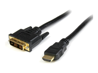 StarTech.com 6ft (1.8m) HDMI to DVI Cable DVI-D to HDMI Display Cable (1920x1200p)