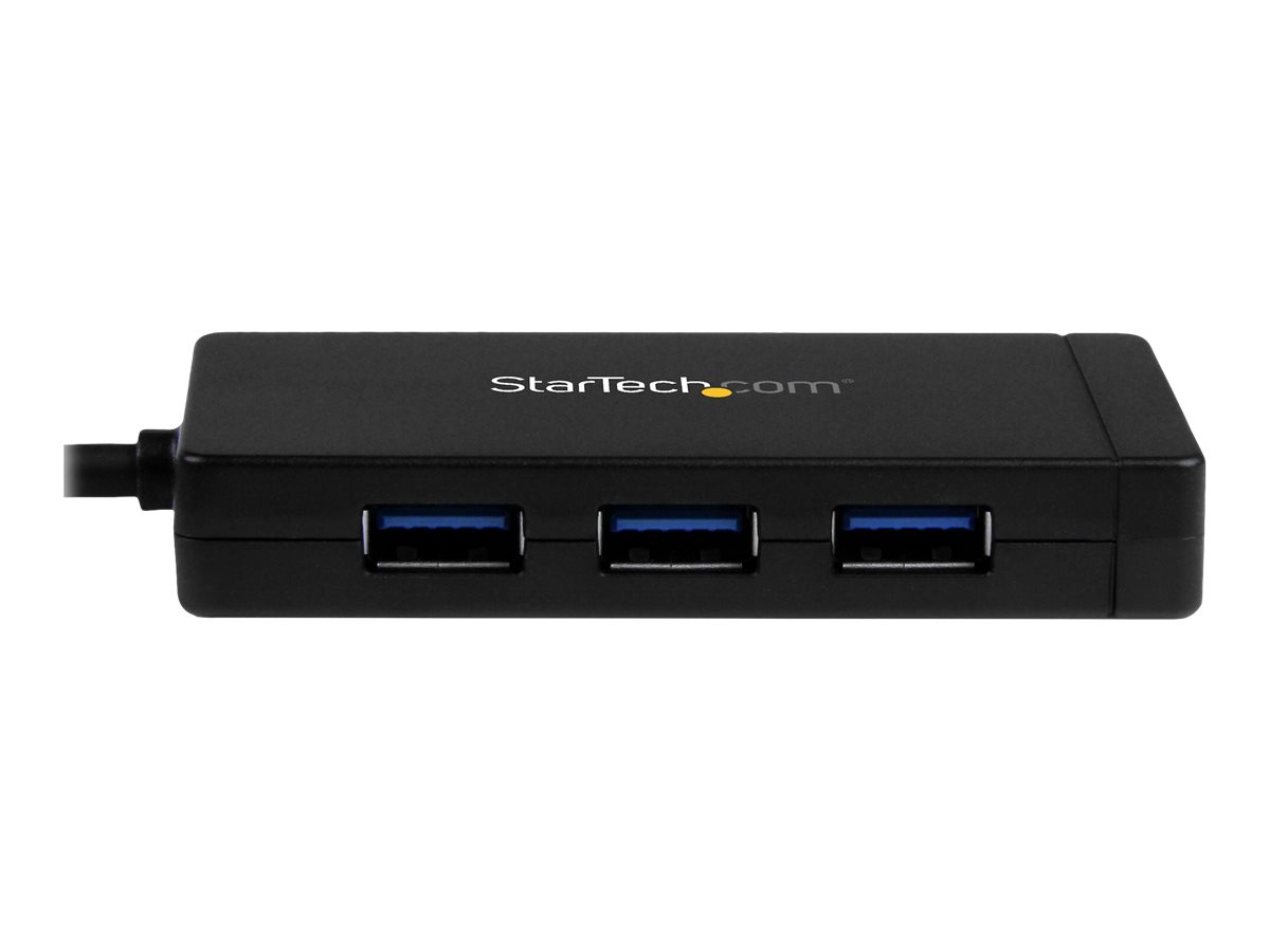 StarTech.com 3 Port USB 3.0 Hub mit USB-C und Gigabit Ethernet
