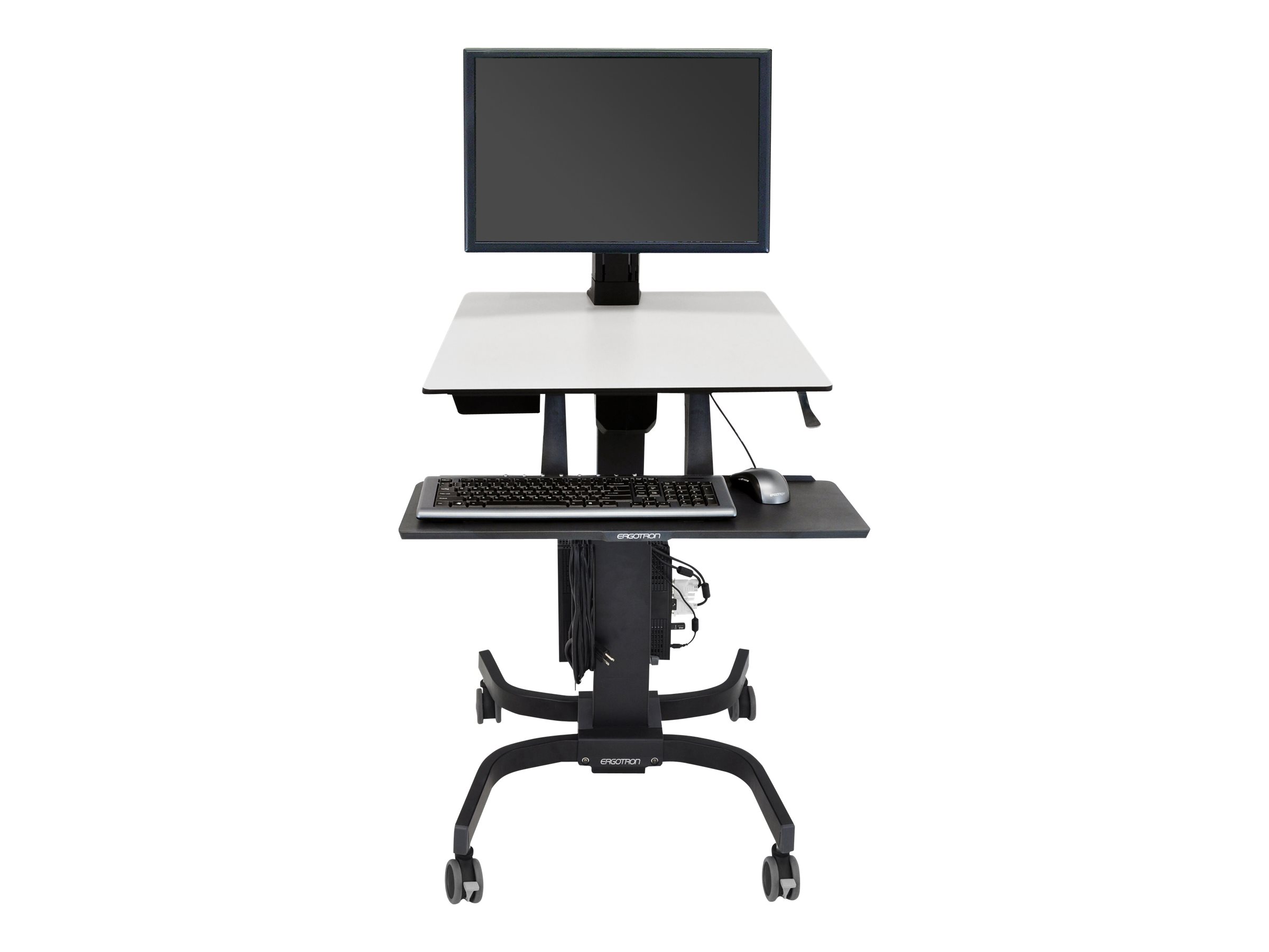 Ergotron WorkFit-C Single HD - Sitz-Steh-Arbeitsplatz