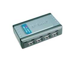 D-Link DUB H4 - Hub - 4 x USB 2.0 - Desktop
