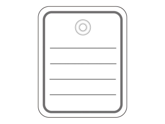 HERMA Karton - weiß - 40 x 50 mm 1000 Stck.