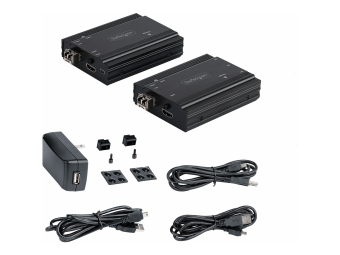 StarTech.com 4K HDMI LWL Extender - HDMI Video & USB Remote KVM SwitchConsole Extender - bis zu 300m (MultiMode)