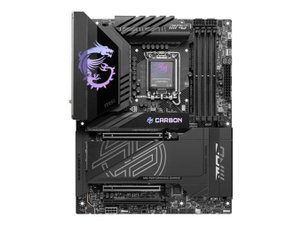MSI MPG Z890 Carbon WiFi - Motherboard - ATX - LGA1851 Sockel - Z890 Chipsatz - USB 3.2 Gen 1, USB-C 3.2 Gen 2x2 - 2.5 Gigabit LAN, 5 Gigabit Ethernet, Wi-Fi 7, Bluetooth - Onboard-Grafik (CPU erforderlich)