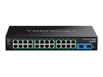 TRENDnet TI-RP262 - Version v1.0R - Switch - härtet, industriell - 24 x 101001000 (PoE+)