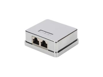 DIGITUS CAT 6A Aufputzdose, 2-fach