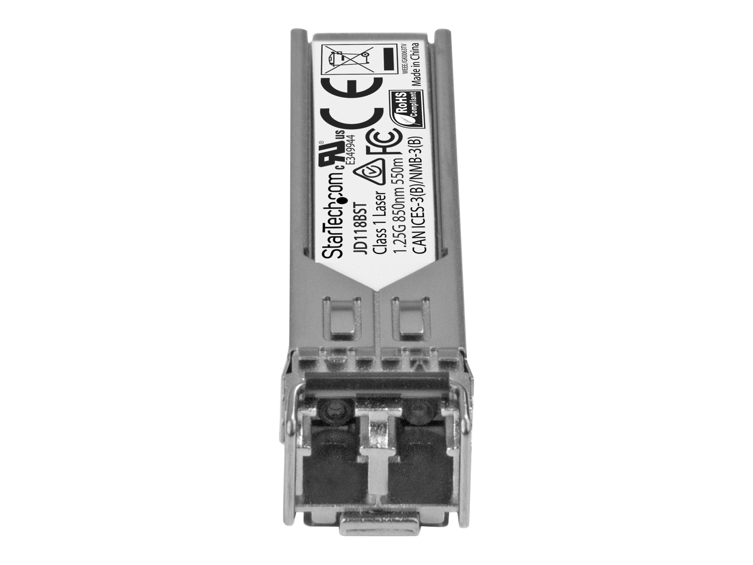 StarTech.com Startech HP JD118B kompatibel SFP - Gigabit Fiber 1000Base-SX SFP Transceiver Modul - MM LC - 550m - 850nm - SFP (Mini-GBIC)