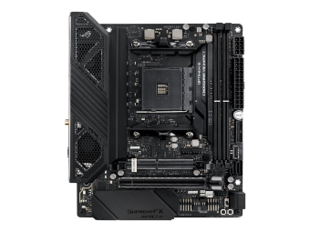 ASUS ROG Crosshair VIII Impact - Motherboard - ATX - Socket AM4 - AMD X570 Chipsatz - USB-C Gen2, USB 3.2 Gen 1, USB 3.2 Gen 2 - Gigabit LAN, 2.5 Gigabit LAN - HD Audio (8-Kanal)
