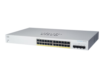 Cisco Business 220 Series CBS220-24P-4G - Switch - Smart - 24 x 101001000 (PoE+)