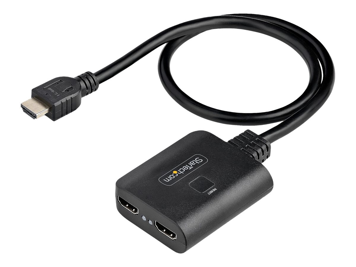 StarTech.com 2-Port HDMI Splitter 4K, HDMI Splitter