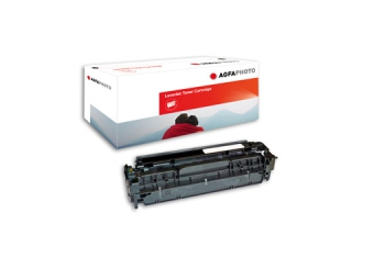 AgfaPhoto Schwarz - kompatibel - wiederaufbereitet - Tonerpatrone (Alternative zu HP 304A HP CC530A)