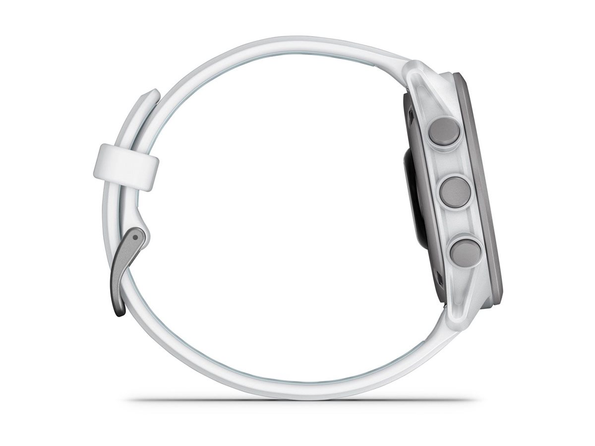Garmin Forerunner 170 - Whitestone - Sportuhr mit Band - Silikon - whitestonecloud blue - Anzeige 3.04 cm (1.2")
