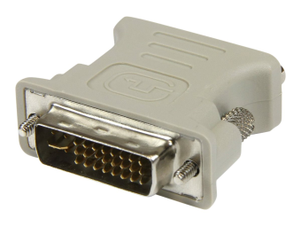 StarTech.com VGA auf DVI Monitor Adapter - StBu - Grau - VGA HD15 zu DVI-I Kupplung - VGA-Adapter - DVI-I (M)