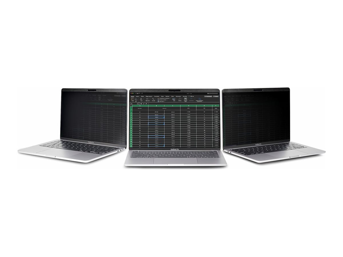 StarTech.com Blickschutzfilter (13 Zoll, mattglänzend, Anti-Blaulicht, Magnetbefestigung, MacBook Pro und Air) - Blickschutzfilter für Notebook - entfernbar - magnetisch - 33 cm (13")