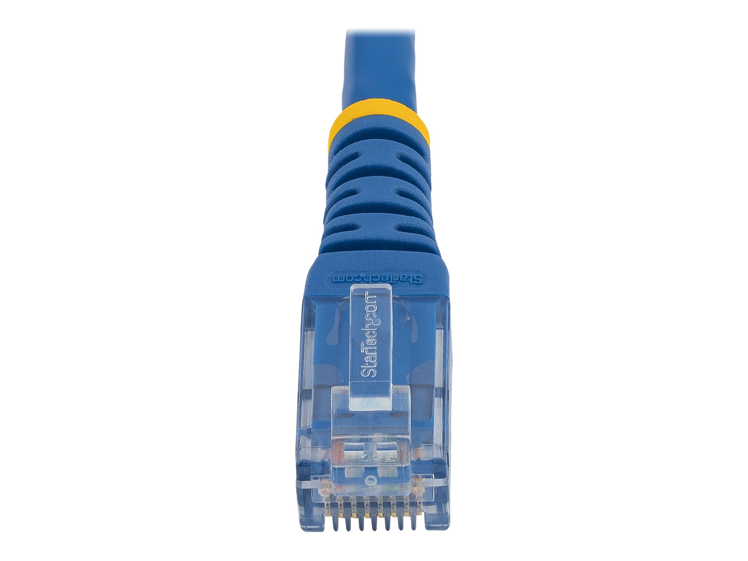 StarTech.com 6ft CAT6 Ethernet Cable, 10 Gigabit Molded RJ45 650MHz 100W PoE Patch Cord, CAT 6 10GbE UTP Network Cable with Strain Relief, Blue, Fluke TestedWiring is UL CertifiedTIA - Category 6 - 24AWG (C6PATCH6BL)