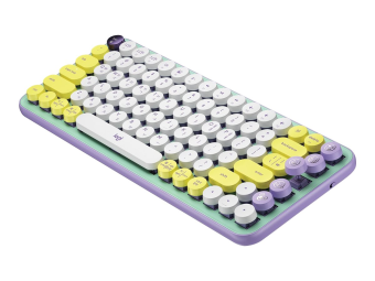 Logitech POP Keys - Tastatur - kabellos - Bluetooth 5.1 Bluetooth LE
