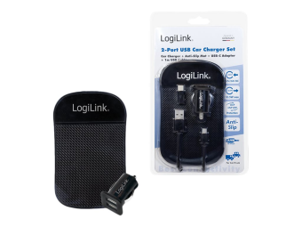 LogiLink Auto-Netzteil - 10.5 Watt - 2.1 A - 2 Ausgabeanschlussstellen (2 x USB)