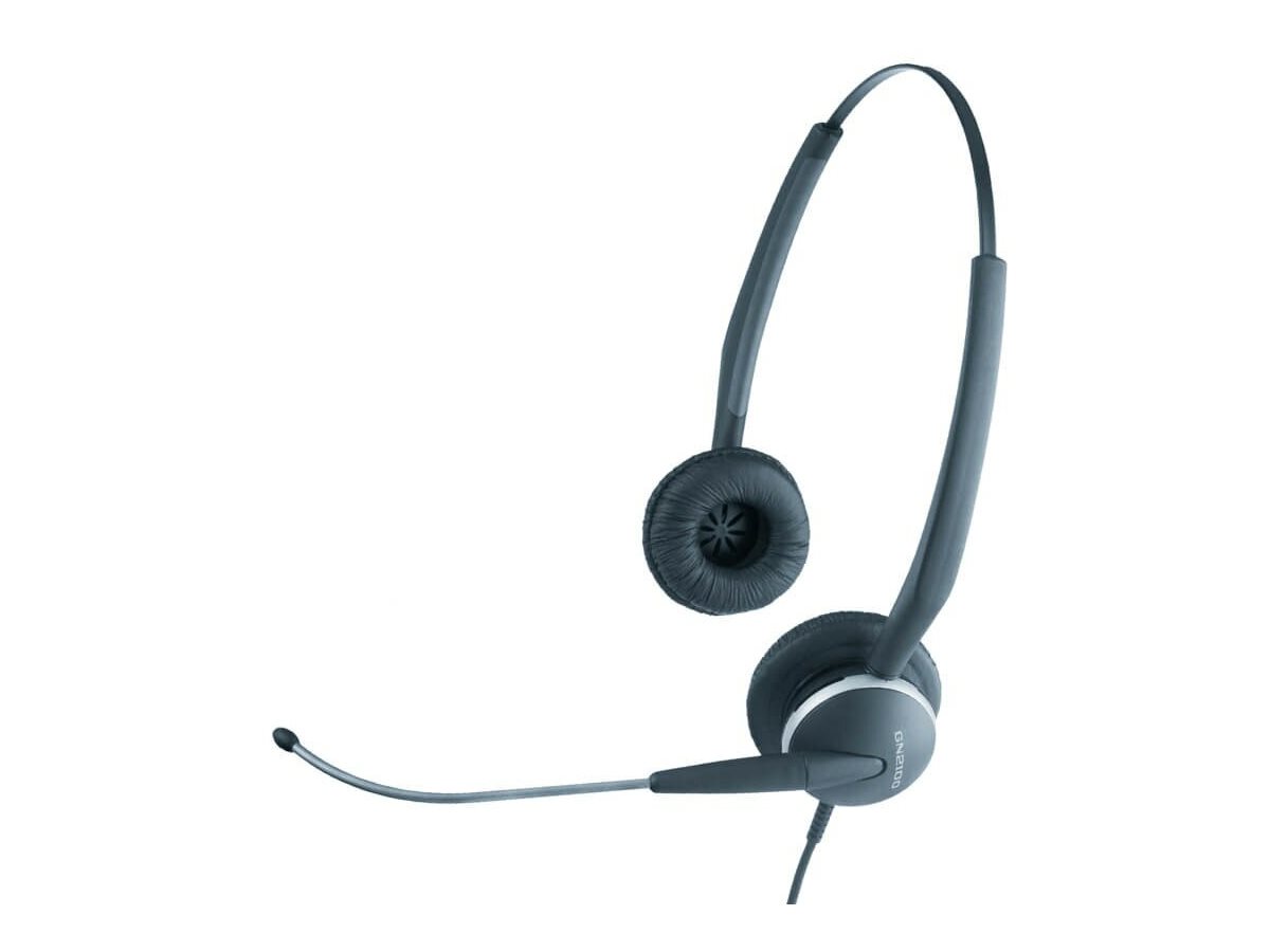 Jabra GN 2100 Flex-Boom Duo - Headset - On-Ear