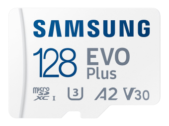 Samsung EVO Plus MB-MC128S - Flash-Speicherkarte (microSDXC-an-SD-Adapter inbegriffen)