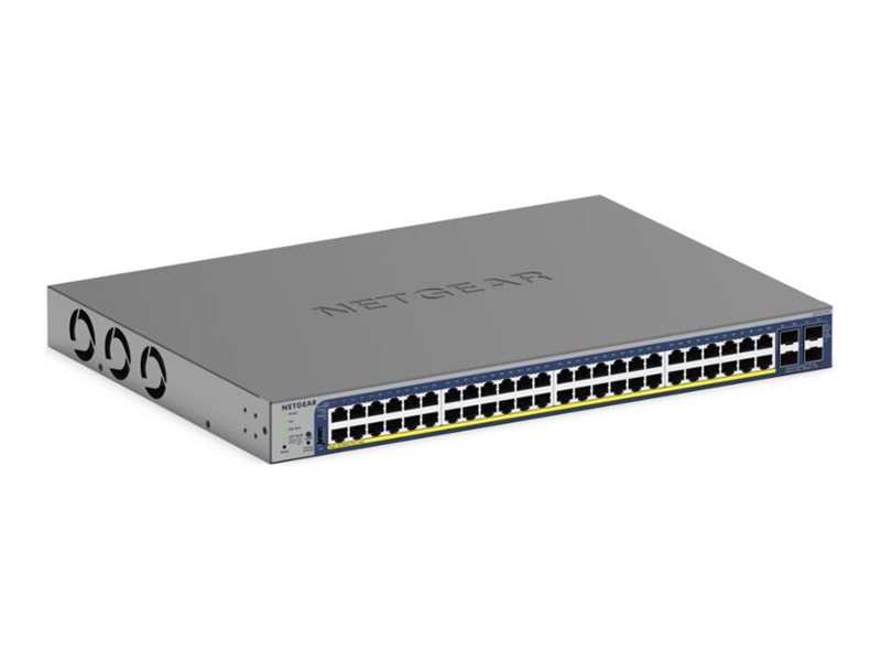 Netgear Smart GS752TXP - V3 - Switch - L3 Lite - Smart - 48 x 101001000 (PoE+)