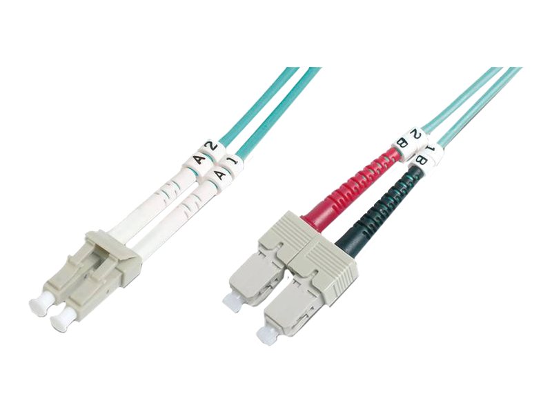DIGITUS LWL Multimode Patchkabel, OM4, LC  SC