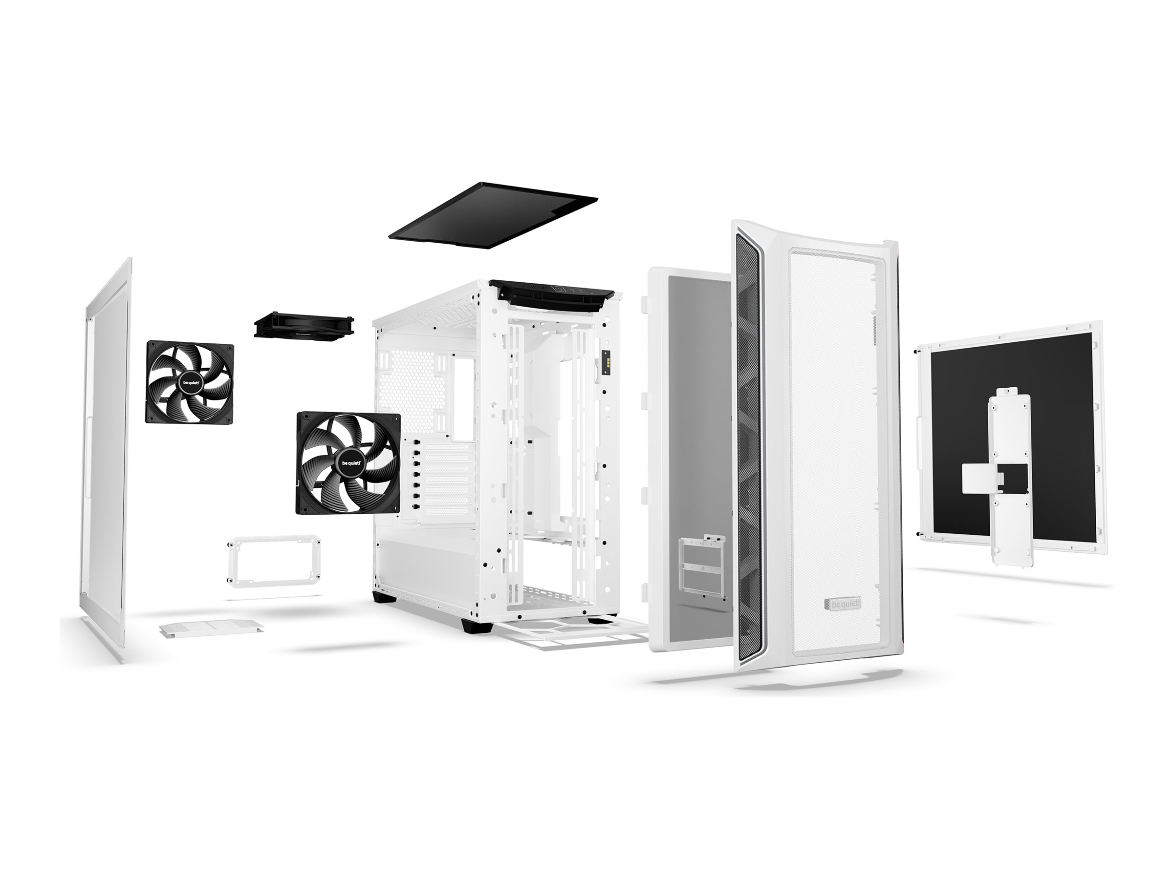 Be Quiet! SHADOW BASE 800 DX - Midi-Tower - E-ATX - Seitenteil mit Fenster (gehärtetes Glas)