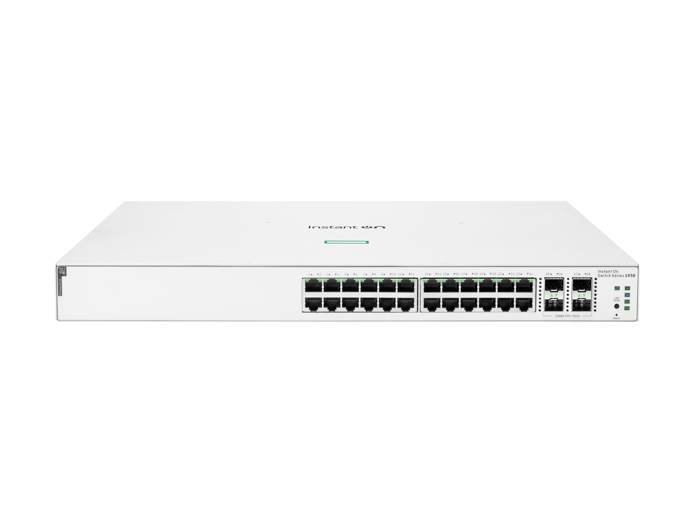 HPE Networking Instant On 1930 24G Class4 PoE 4SFPSFP+ 370W Switch - Switch - L3 - managed - 24 x 101001000 (PoE)