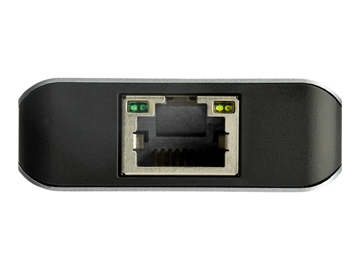 StarTech.com HB31C2A1CGB 3-Port-USB-C-Hub (mit LAN-Anschluss , 10 Gbits, 2x USB-A und 1x USB-C, 25 cm Hostkabel)