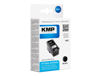 KMP H42 - 25 ml - Schwarz - kompatibel - Tintenpatrone (Alternative zu HP 350XL, HP CB336EE)