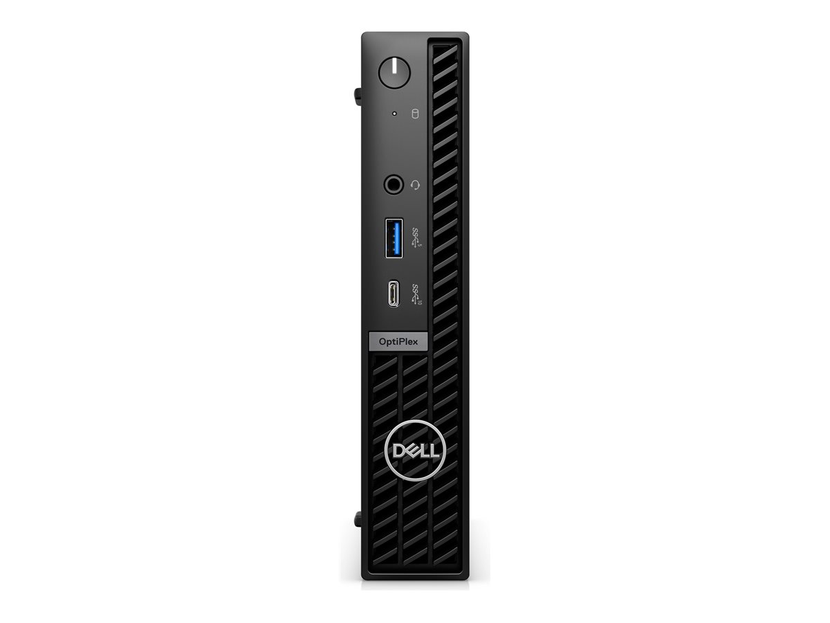 Dell OptiPlex 7020 (version 2024) - Micro - Core i3 i3-14100T  2.7 GHz - RAM 8 GB - SSD 512 GB - NVMe Class 25 - UHD Graphics 730 - 1GbE Bluetooth Wi-Fi 6E - WLAN: Bluetooth 802.11abgnacax (Wi-Fi 6E)