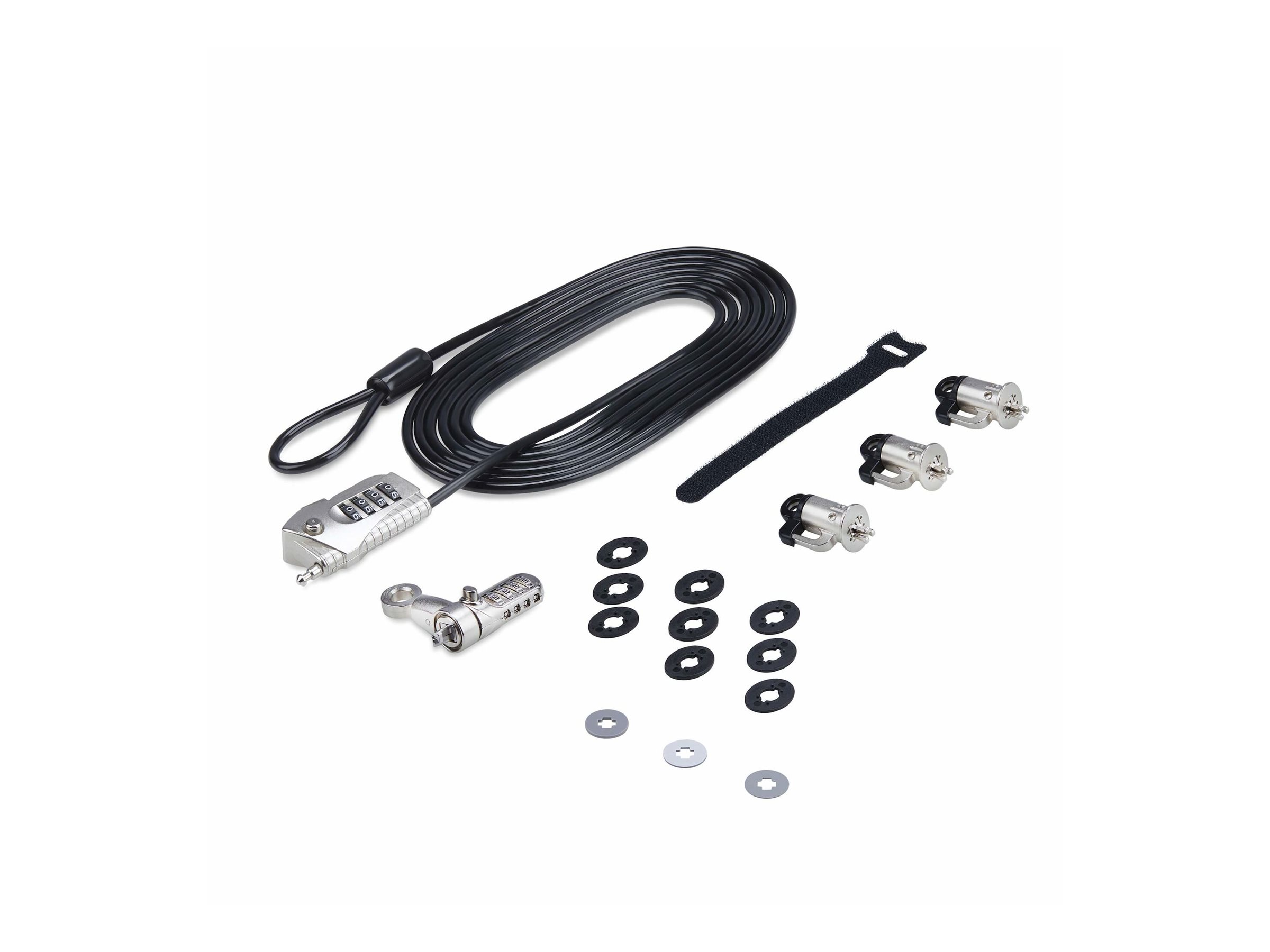 StarTech.com LaptopDesktop & Peripheral Lock Kit, 9.8ft (3m)