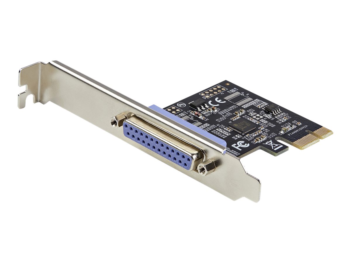 StarTech.com 1 Port PCIe-Erweiterungskarte - PCI-Express zu Parallele Schnittstellenkarte - Desktop-Erweiterungs-LPT-Controller für Drucker, Scanner & Plotter - SPPECP - StandardLow Profile (PEX1P2)